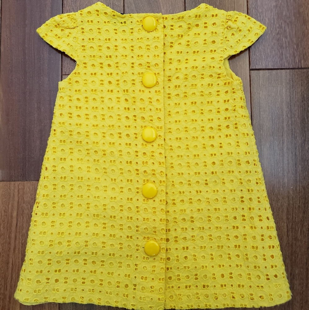 Gap Yellow Eyelet Dress - Picture 2 of 3
